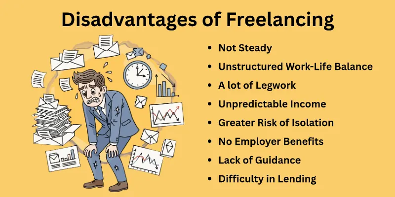 Disadvantages of Freelancing